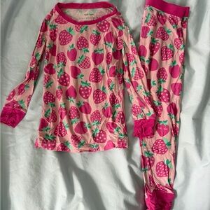 Sweet Strawberries Little Sleepies Pajamas